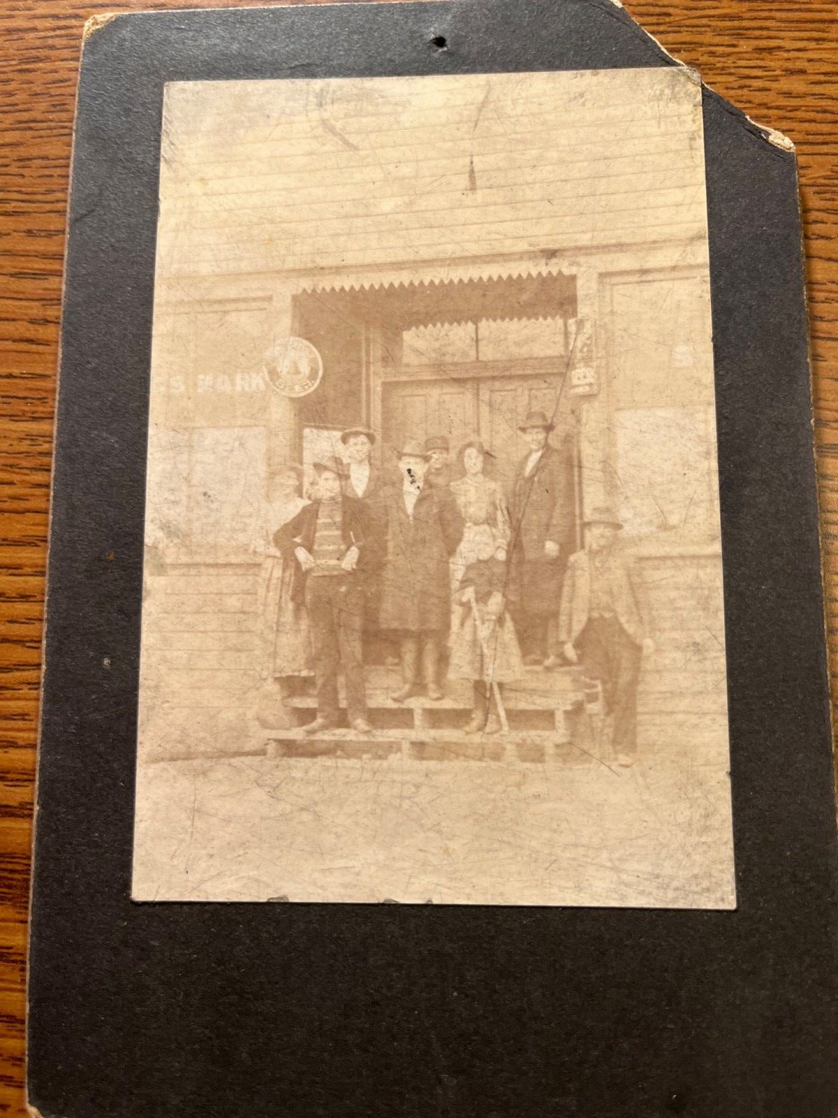 EARLY STOREFRONT Photo ~ c.- 1885  - Beer Sign