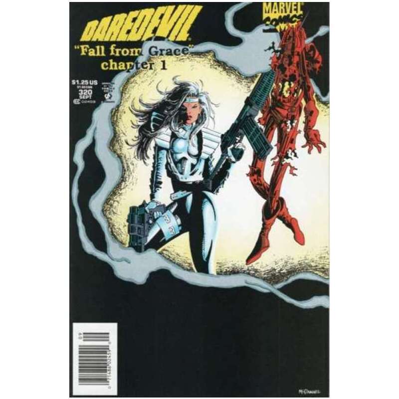Daredevil #320 Newsstand  - 1964 series Marvel comics VF+ [i&