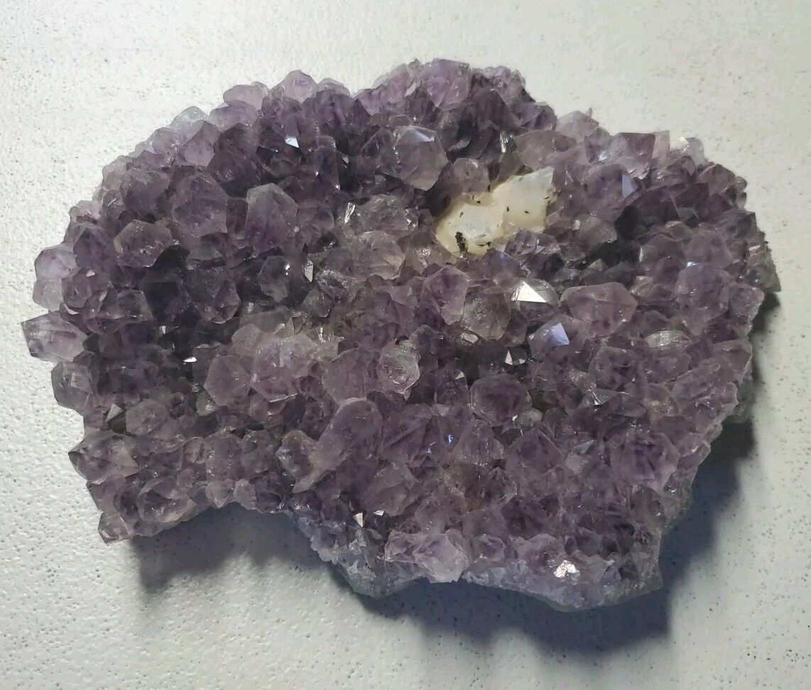 Natural Amethyst Geode Quartz Cluster Purple Crystal 2lbs 9oz