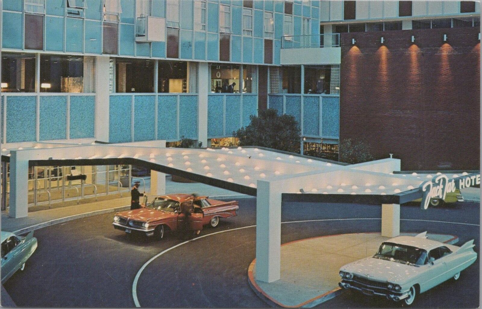 Postcard Jack Tar Hotel Van Ness at Geary San Francisco CA 