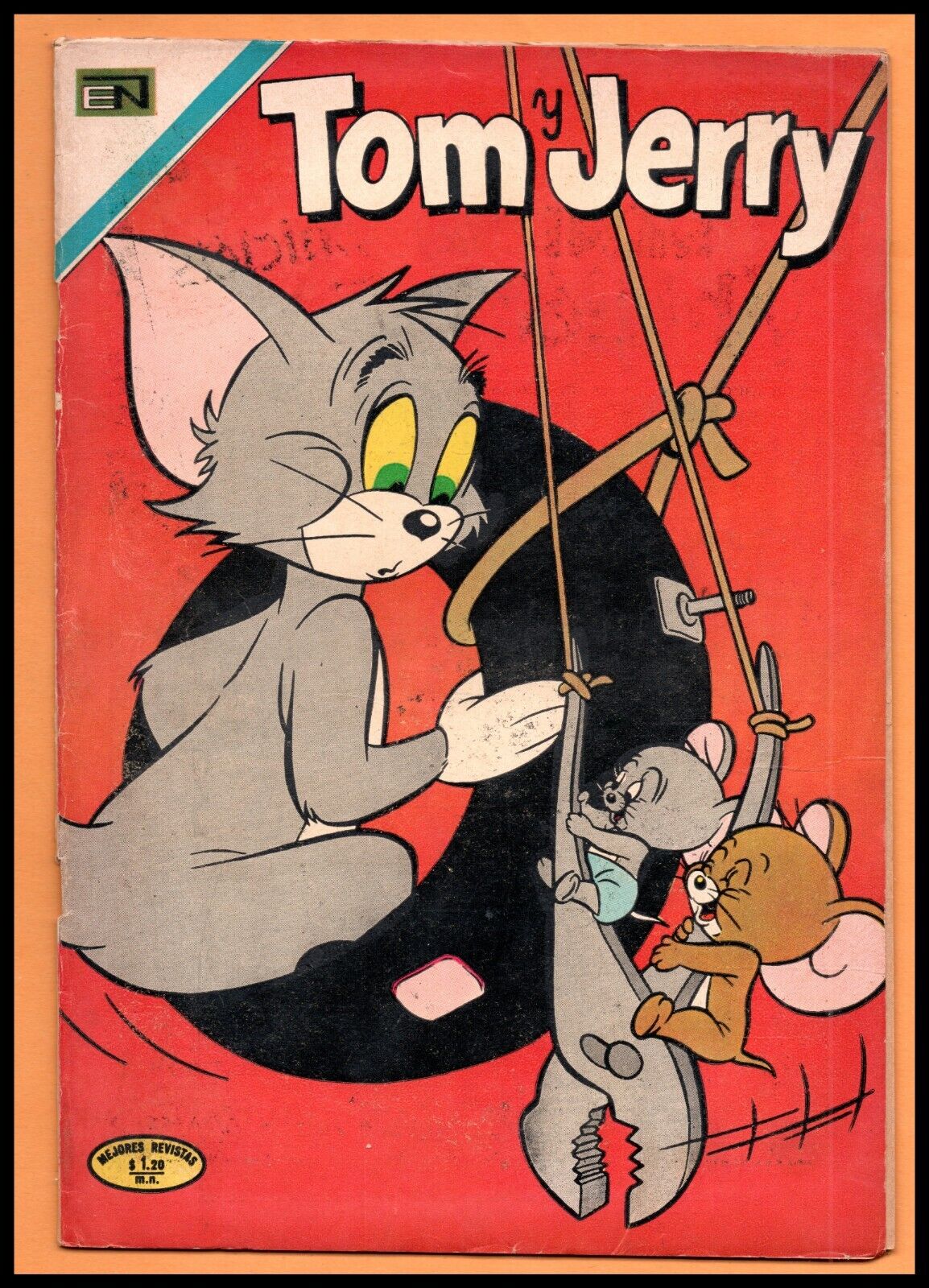 Comic Original Tom & Jerry Spanish Language Mexican Edition Novaro 1971