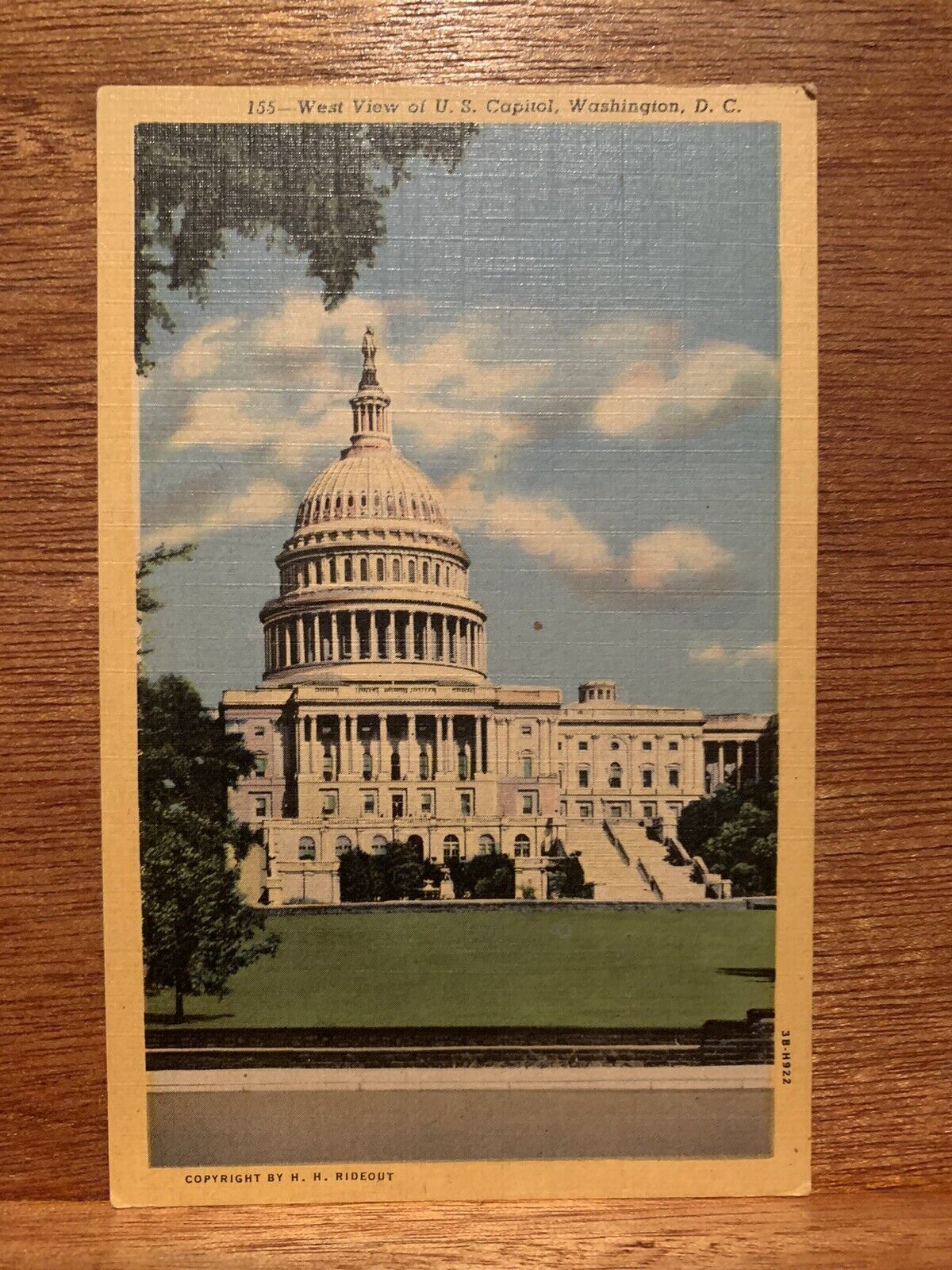 U.S. Capital Washington D.C. Vintage Postcard Unposted