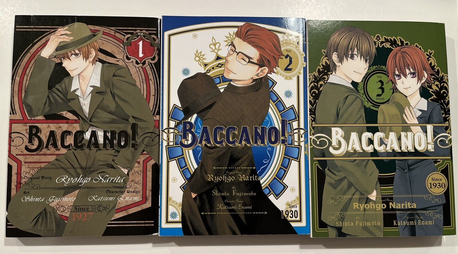 Baccano, Vol. 1-3 by Ryohgo Narita (COMPLETE MANGA)