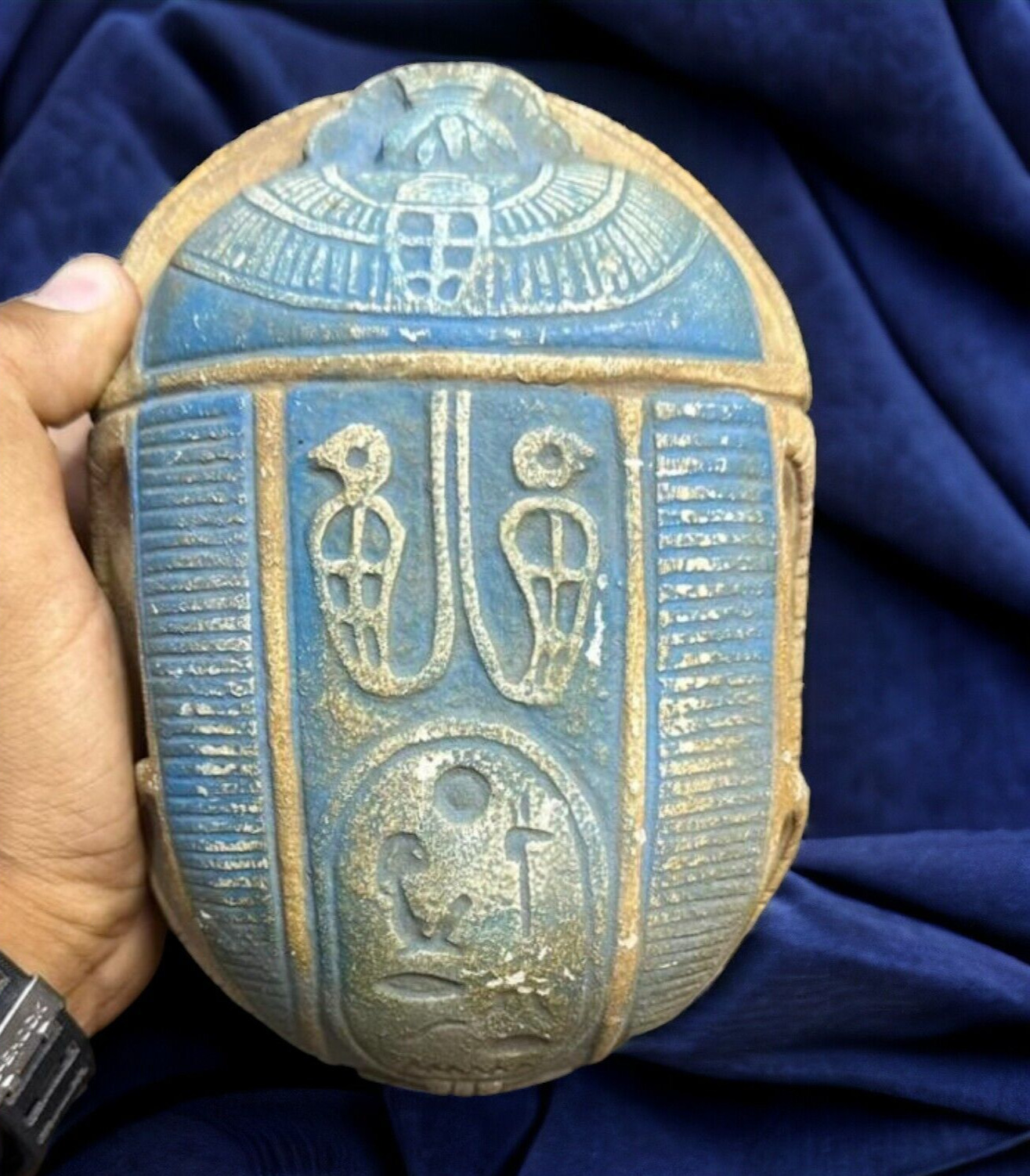 Rare Egyptian Scarab Ancient Egyptian Antique Pharaonic Khepri Antiques Egypt BC