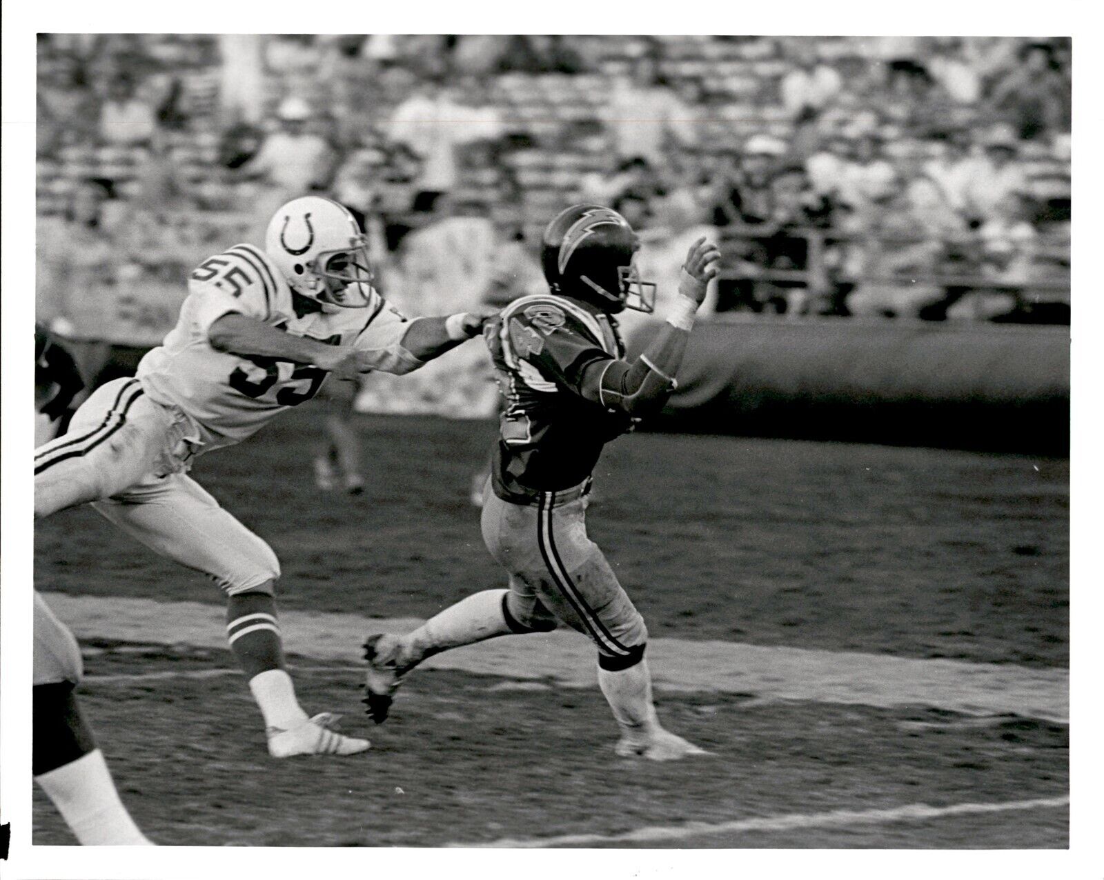 LD330 Orig Darryl Norenberg Photo MIKE FULLER 1975-80 SAN DIEGO CHARGERS SAFETY