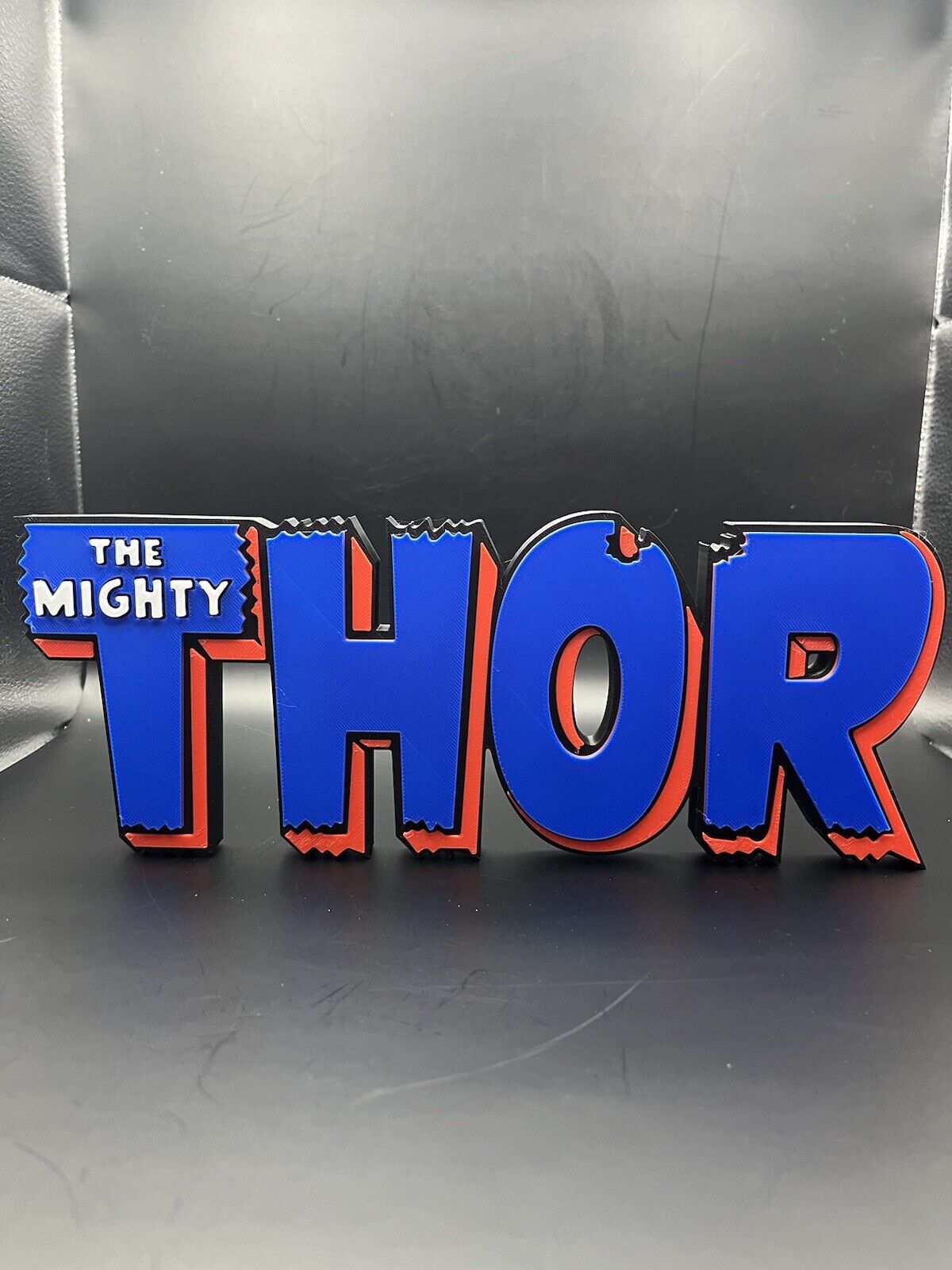 The Mighty Thor Logo Sign Display | 3D Wall Desk Shelf Art