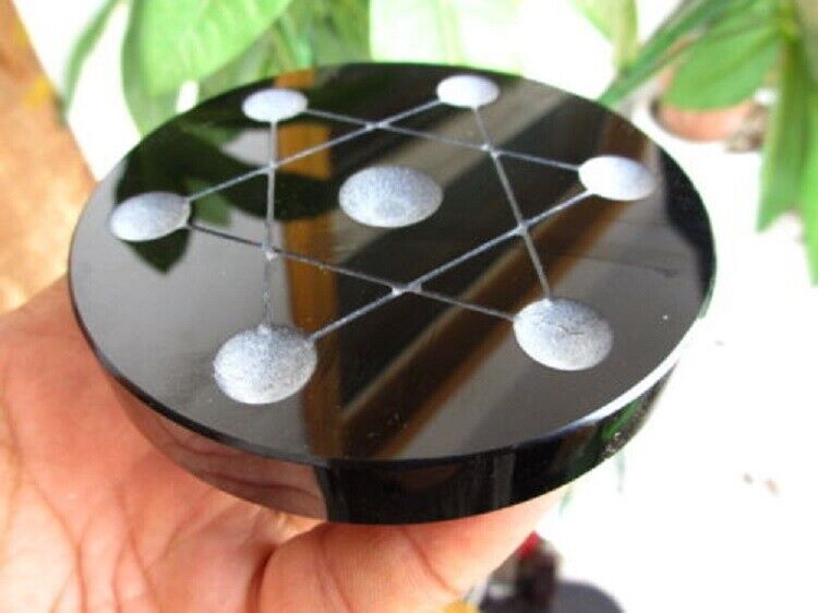 100mm 10pcs NATURAL pretty OBSIDIAN cute 7* crystal balls sphere base stand