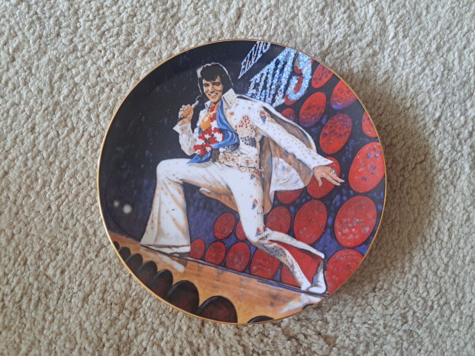 Elvis Presley Collectable Decoritive Plate \