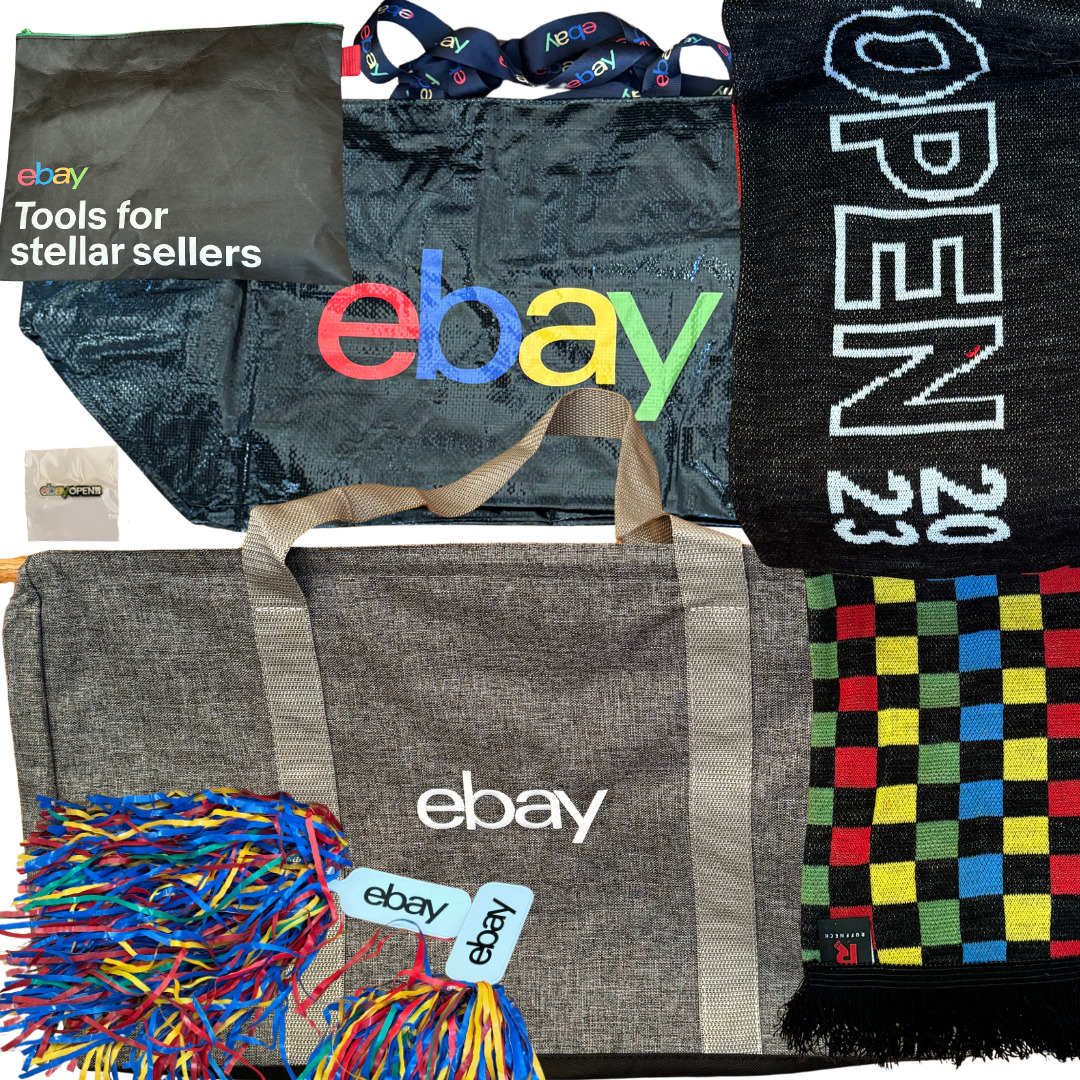 eBay Open 2023 Swag Kit Attendance Package Seller Tools Bag Scarf Tote SHIPSFREE