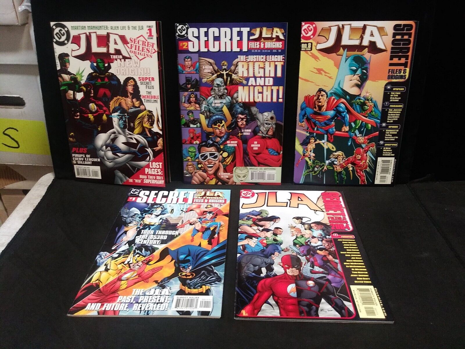 JLA #1-3 Secret Files & Origins 1 2 3 + 2004 + In Crisis (X5) DC 1997-2004 