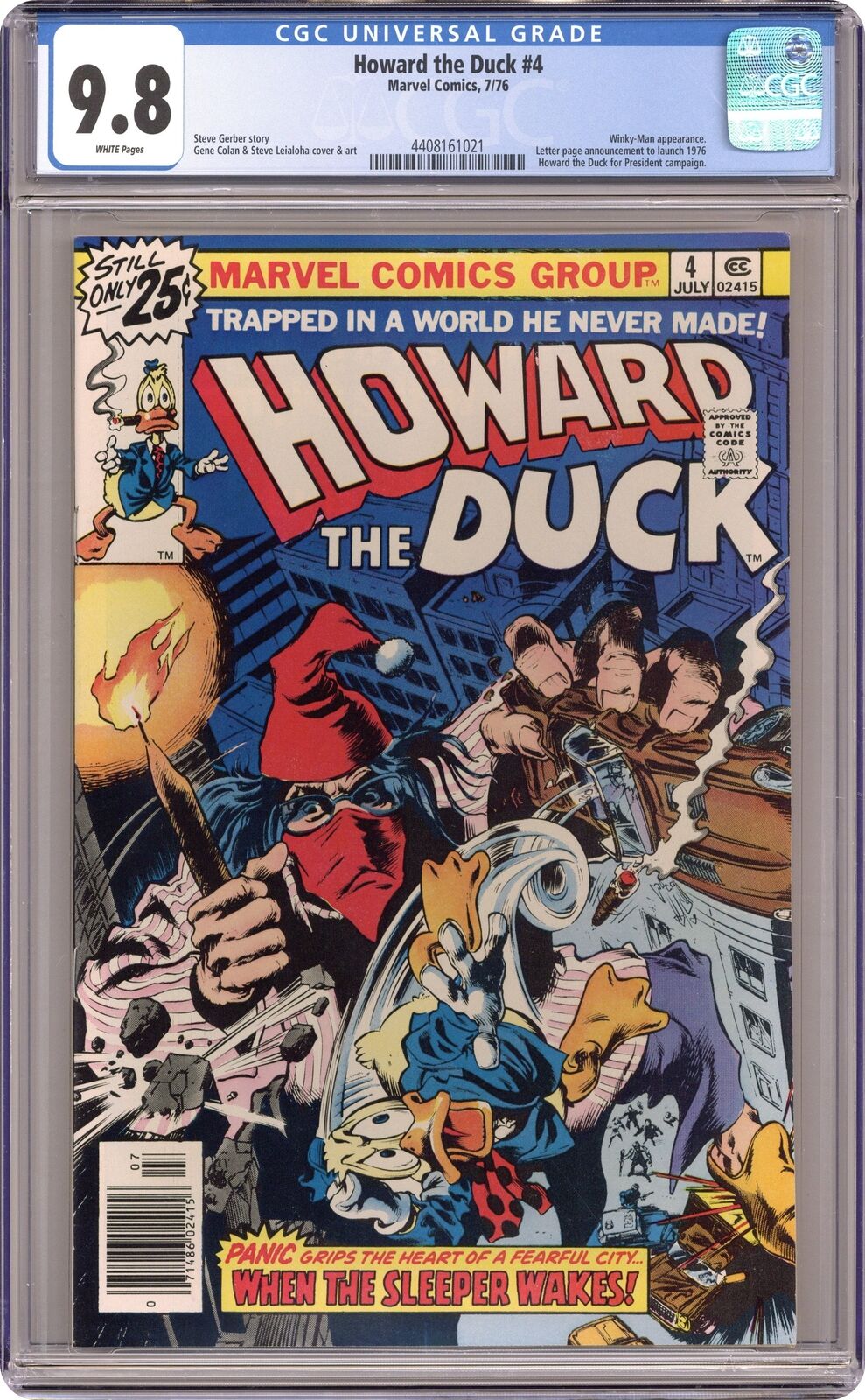 Howard the Duck #4 CGC 9.8 1976 4408161021