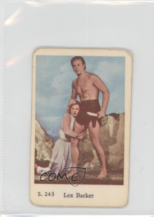 1957 Dutch Gum S Set Lex Barker Tarzan as #S.243 f5h