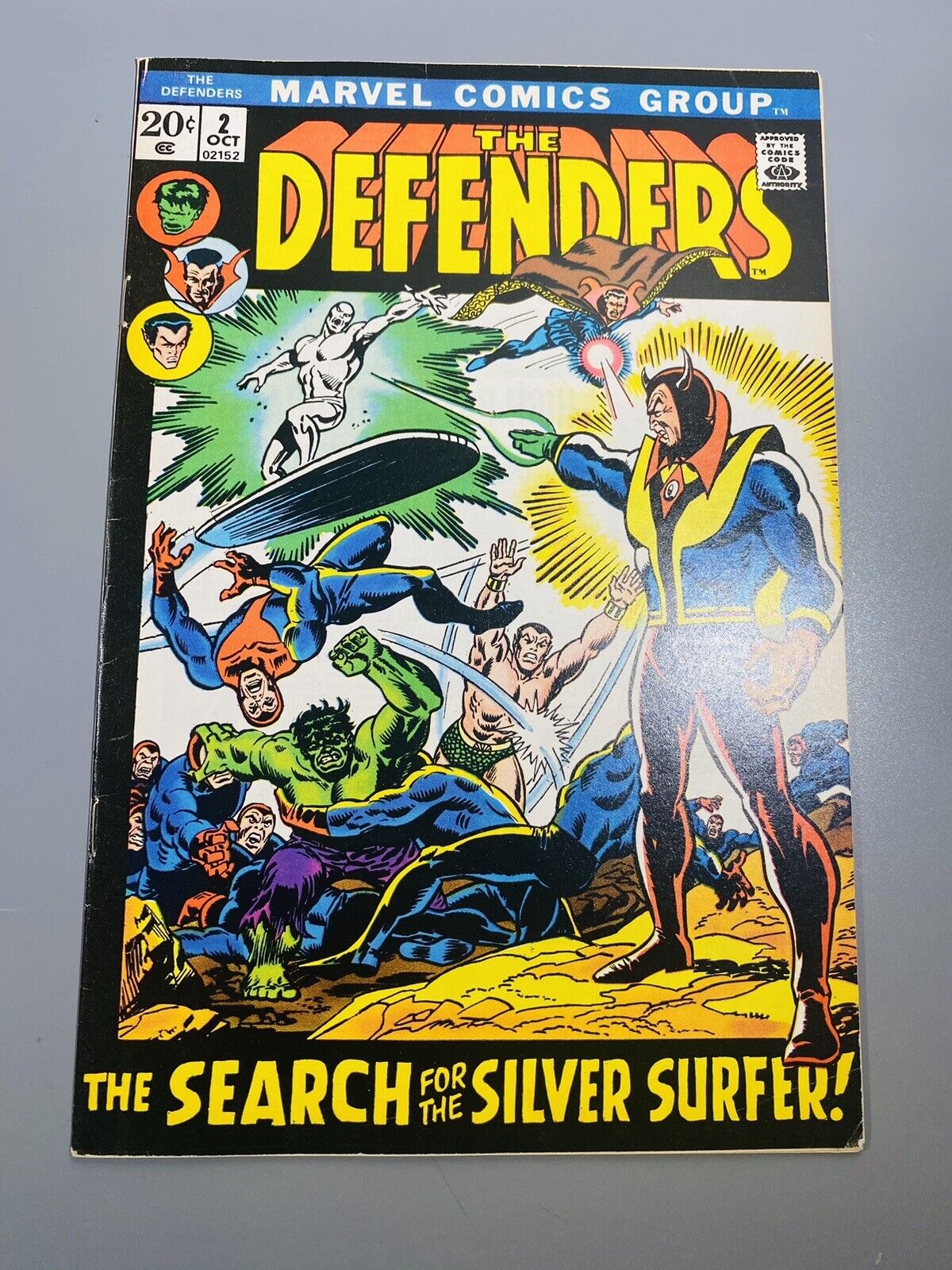 Defenders #2 Vol 1, Marvel 1972 1st Print BEAUTY