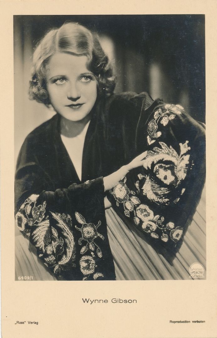 Wynne Gibson Real Photo Postcard rppc - American Film and Stage Actress