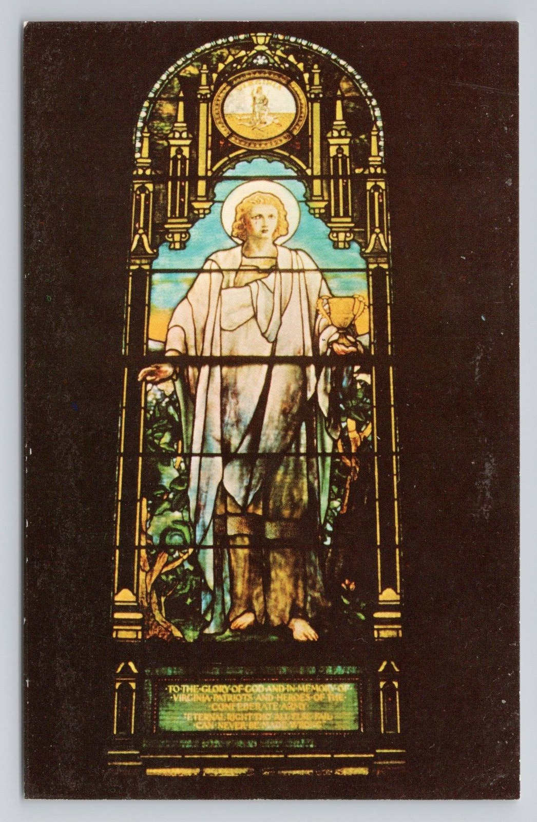Old Blandford Church Petersburg, Virginia Chrome Postcard 1180