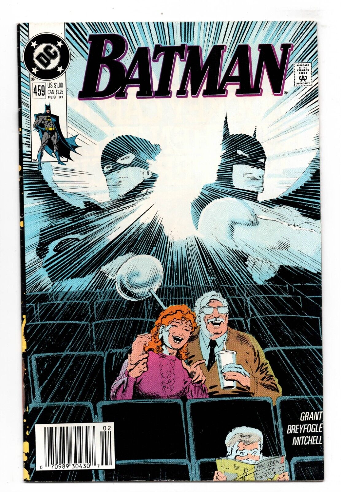 BATMAN #459 - FEB. 1991, DC COMICS