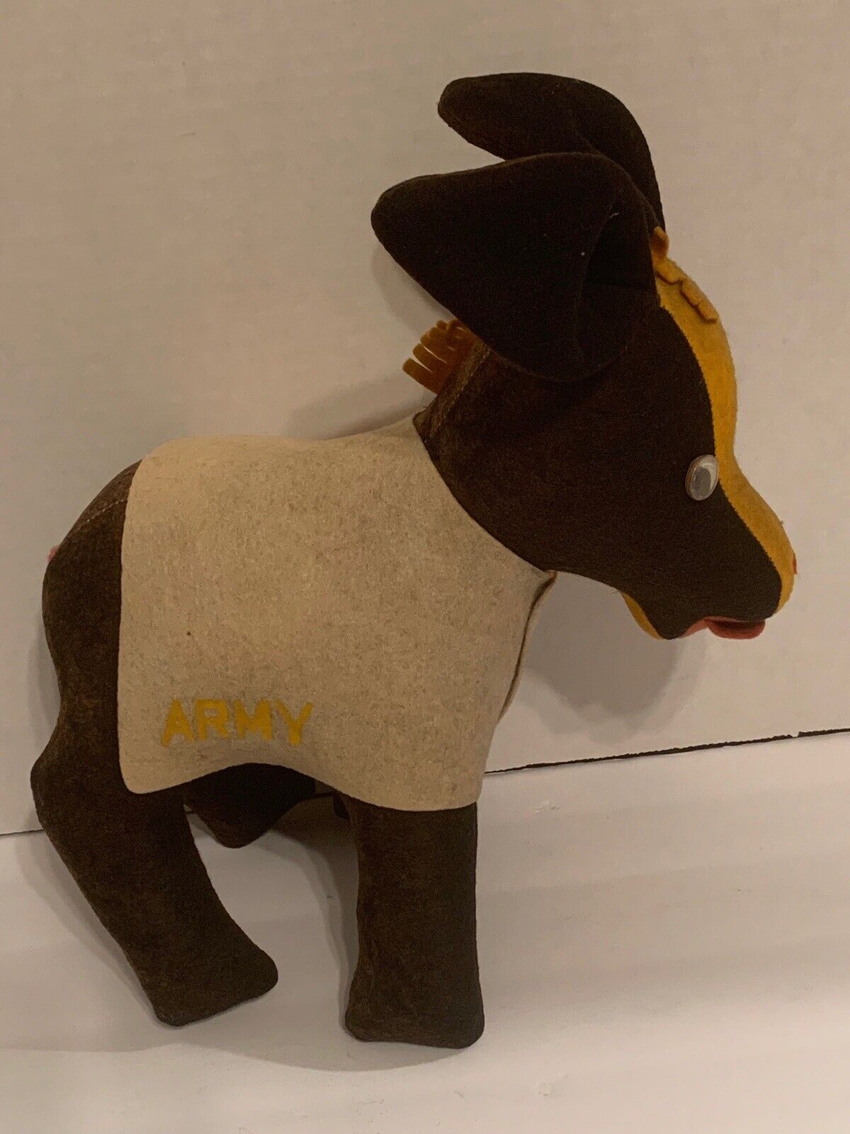Vintage 1930/1940’s West Point Military Academy Army Mule Mascot Stuffed Animal