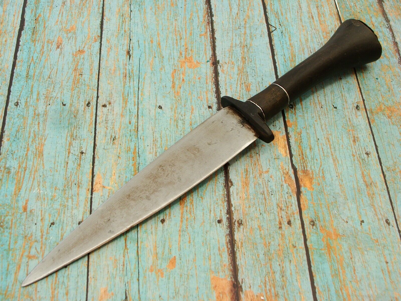 ANTIQUE EBONY AFRICA COMBAT FIGHTING DIRK DAGGER KNIFE KNIVES TOOLS