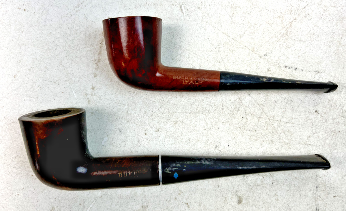 Vintage Briar Pipes from Italy - Lot of 2