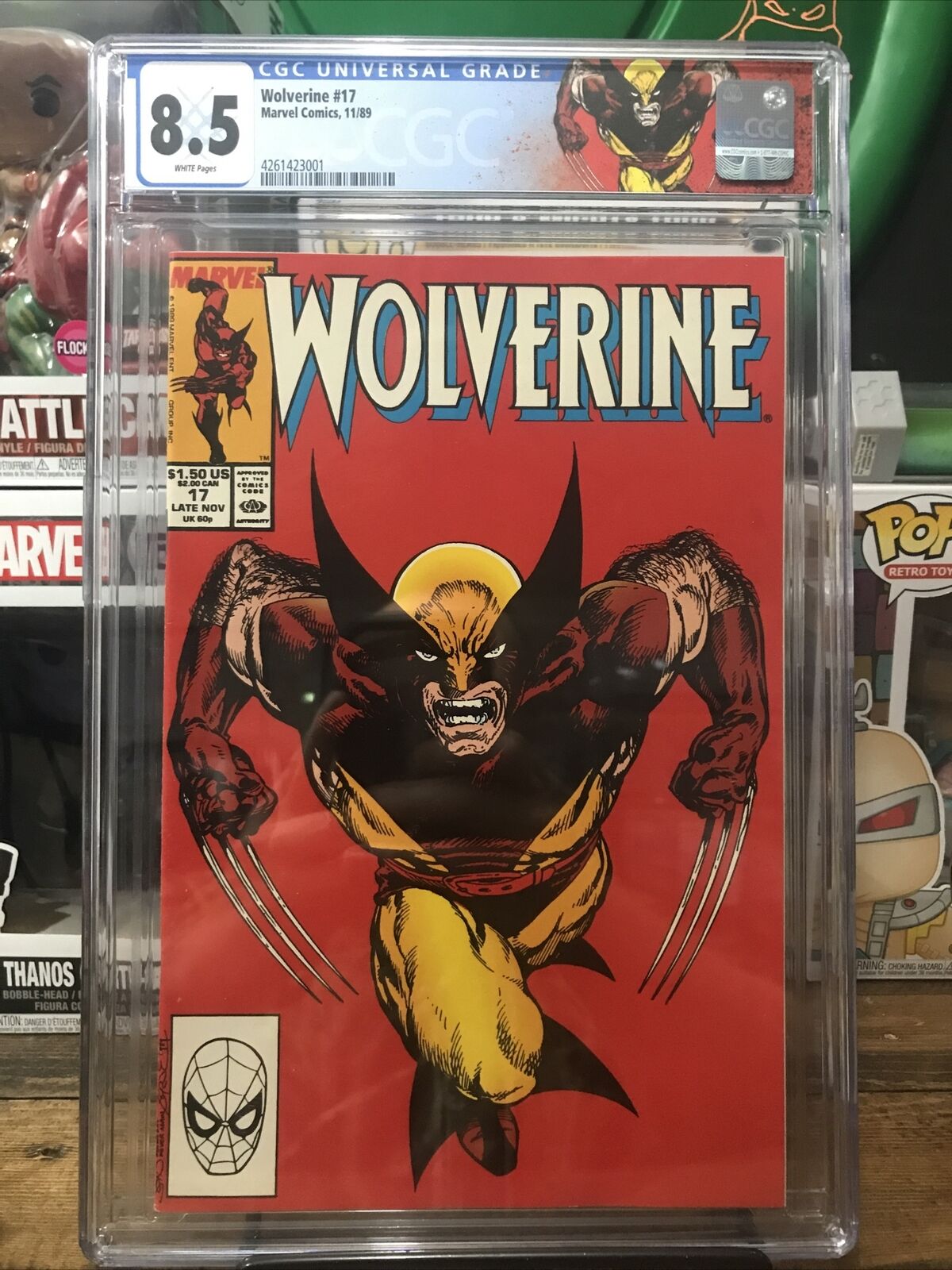 Wolverine 17 Cgc 8.5 Custom Label John Byrne Cover