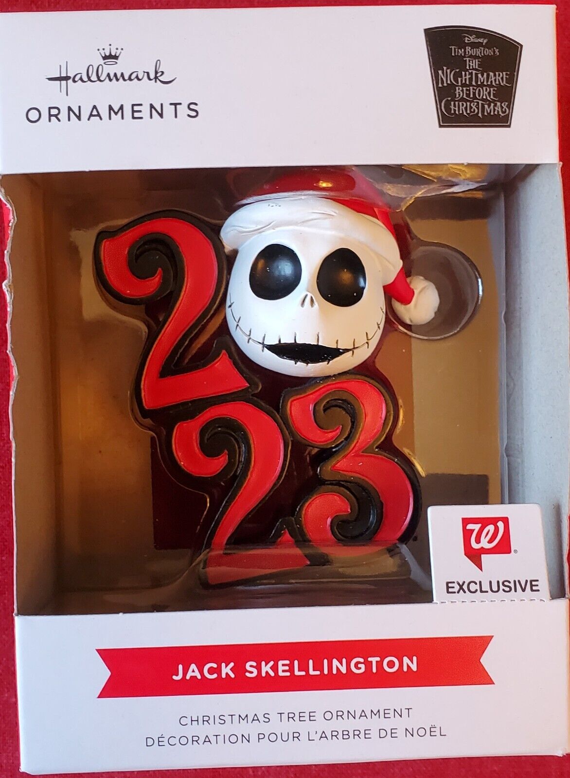 Hallmark The Nightmare Before Christmas Jack Skellington 2023 Ornament