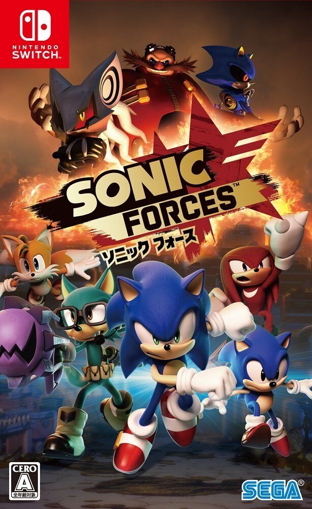 Nintendo Switch Sonic Forces Japan Game HAC-P-ABQLC Japanese