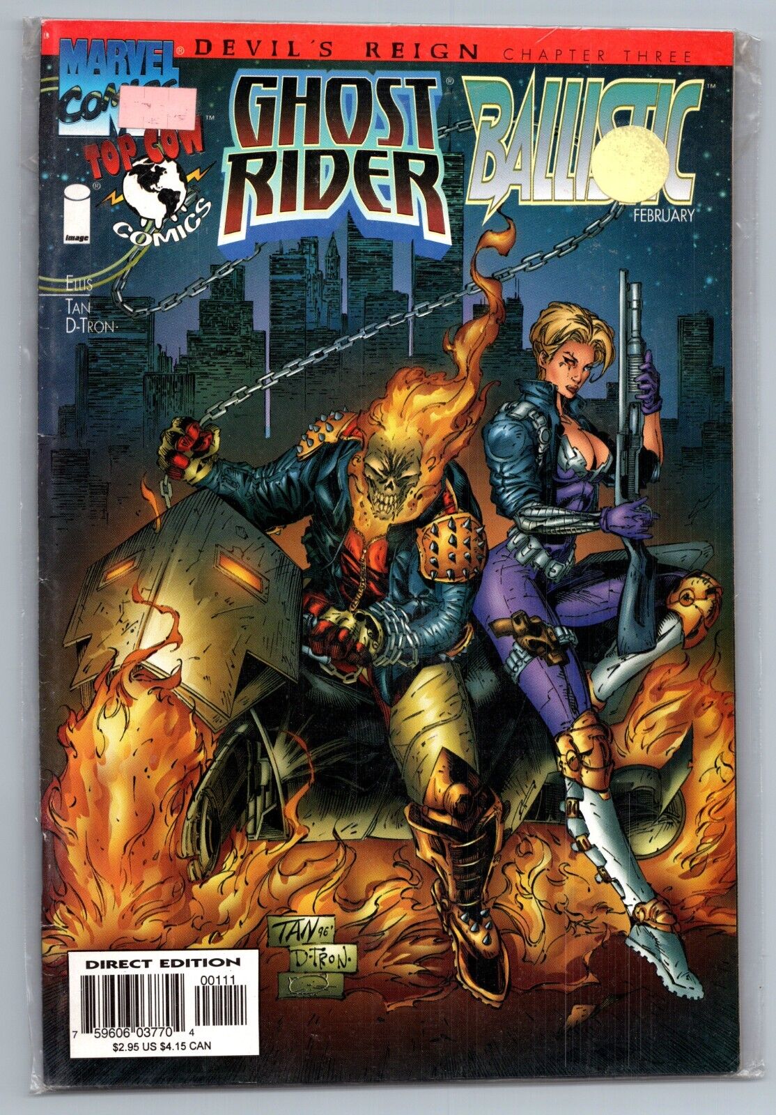 Devil\'s Reign Chapter 3 Ghost Rider Ballistic Marvel Image Comic (Scream Ad)
