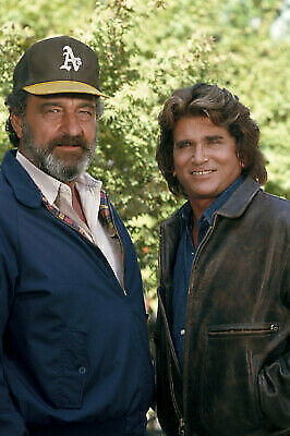 HIGHWAY TO HEAVEN MICHAEL LANDON VICTOR FRENCH POSE TOGETHER 24X36 POSTER