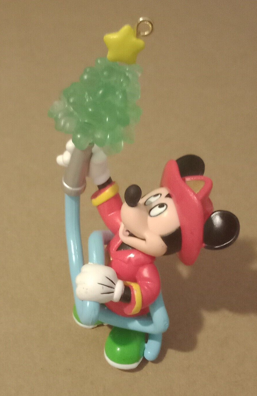 Enesco Disney Mickey Mouse Fireman Firefighter Christmas Ornament