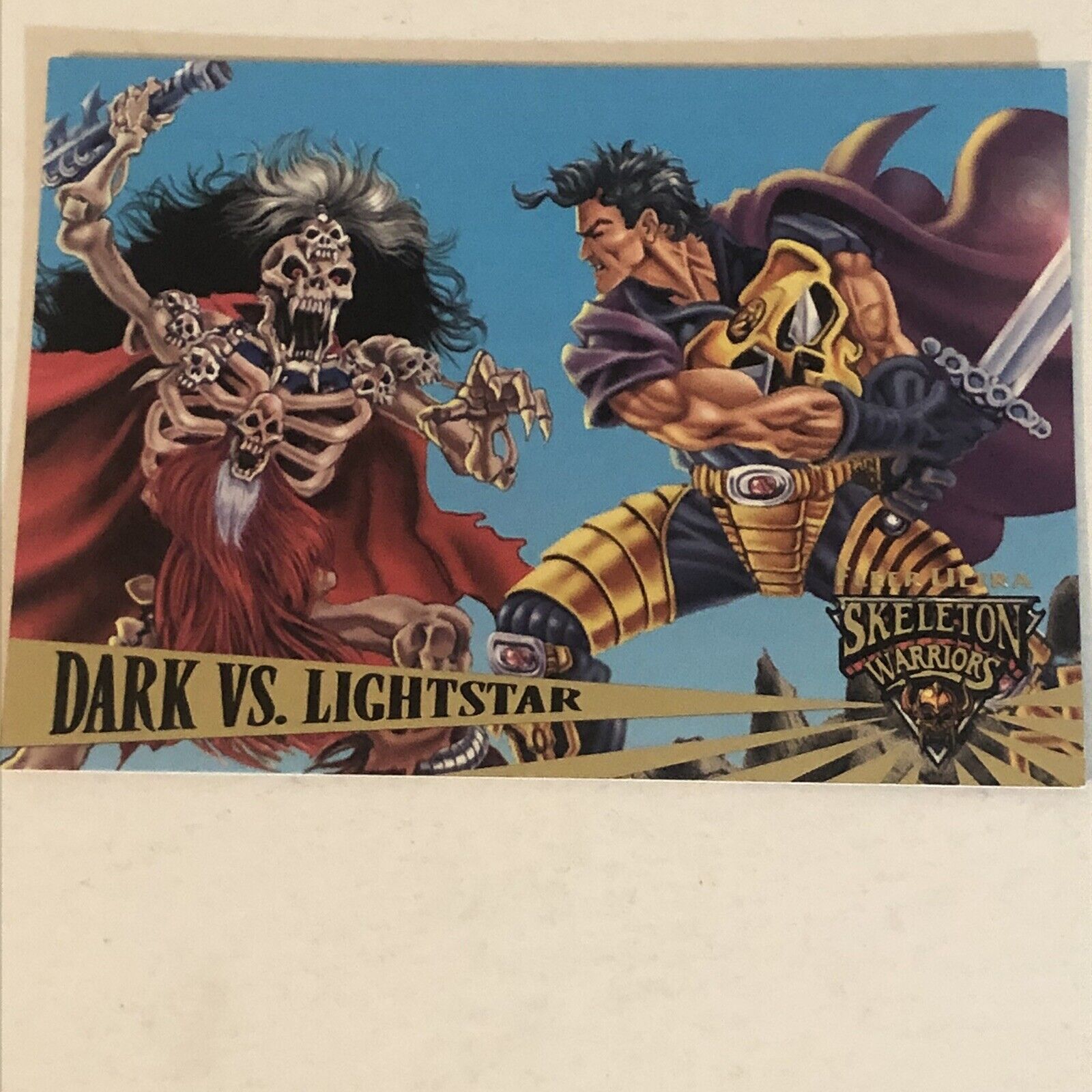 Skeleton Warriors Trading Card #72 Dark Vs Lightstar