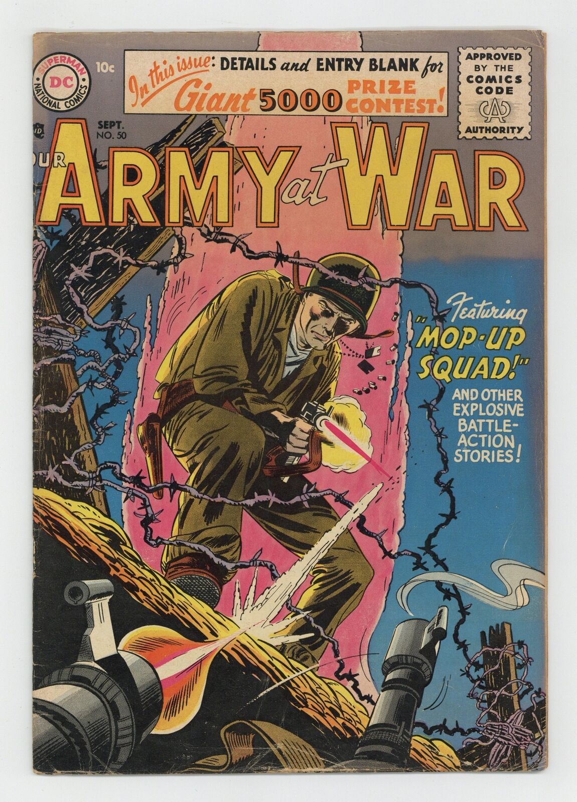 Our Army at War #50 GD/VG 3.0 1956