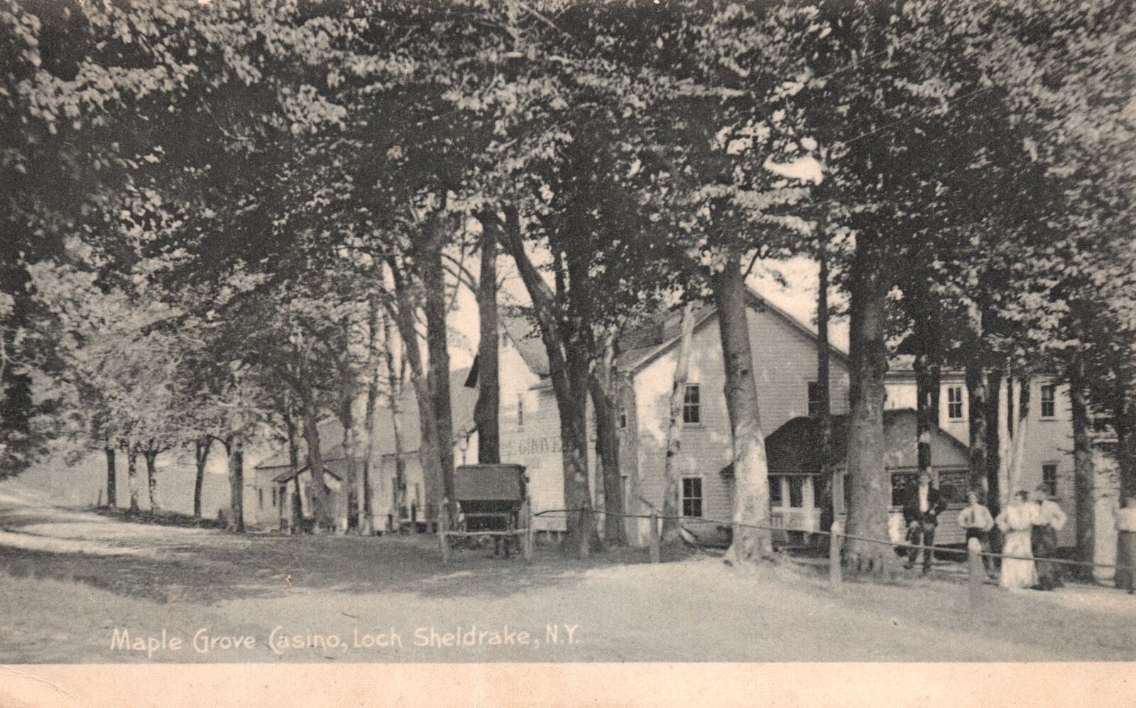 Vintage Postcard1910\'s Maple Grove Casino Loch Sheldrake New York Laidlaw & Wood
