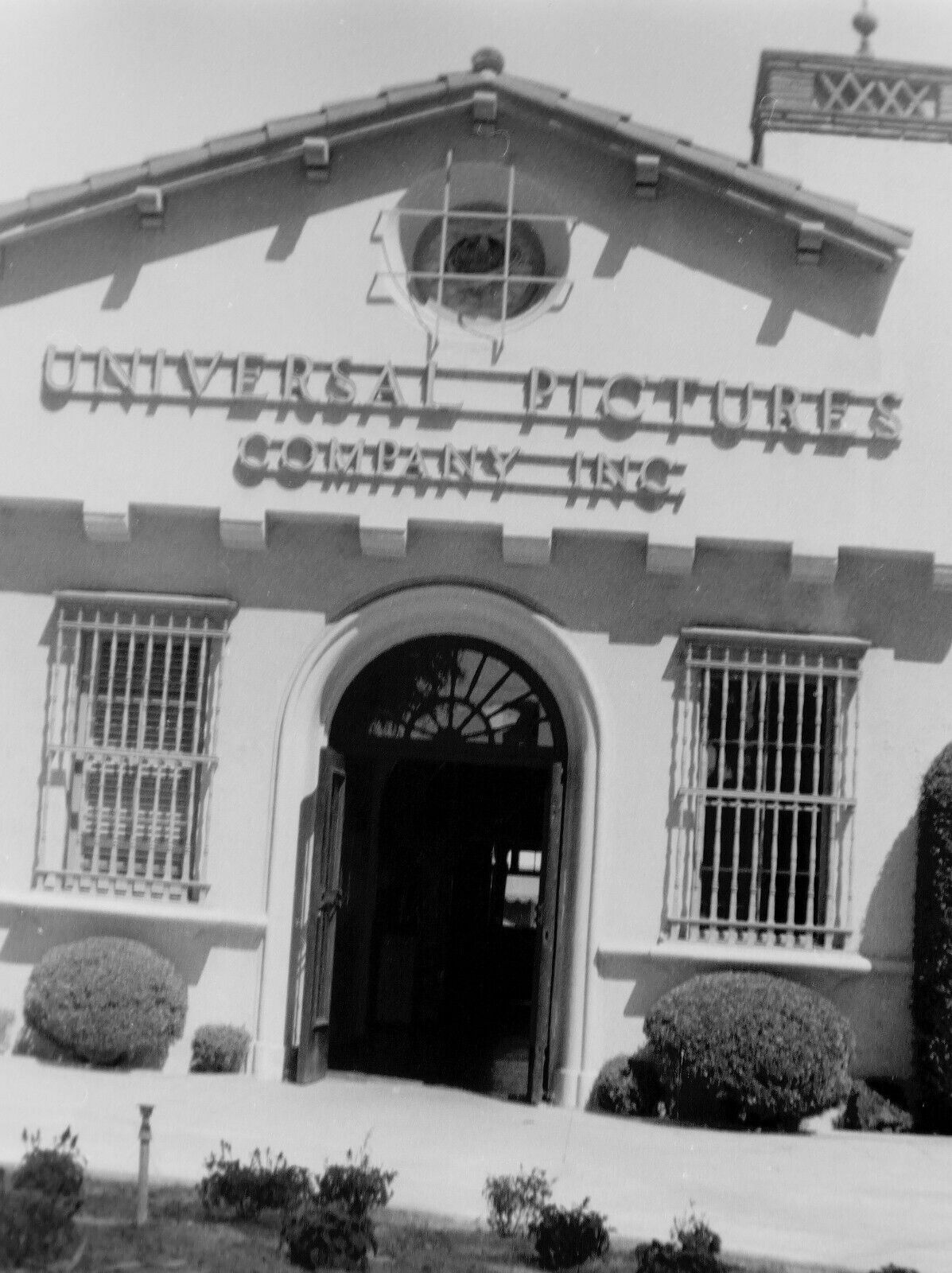 Hollywood CA. Universal Pictures Company Building Original Film Negative 1952