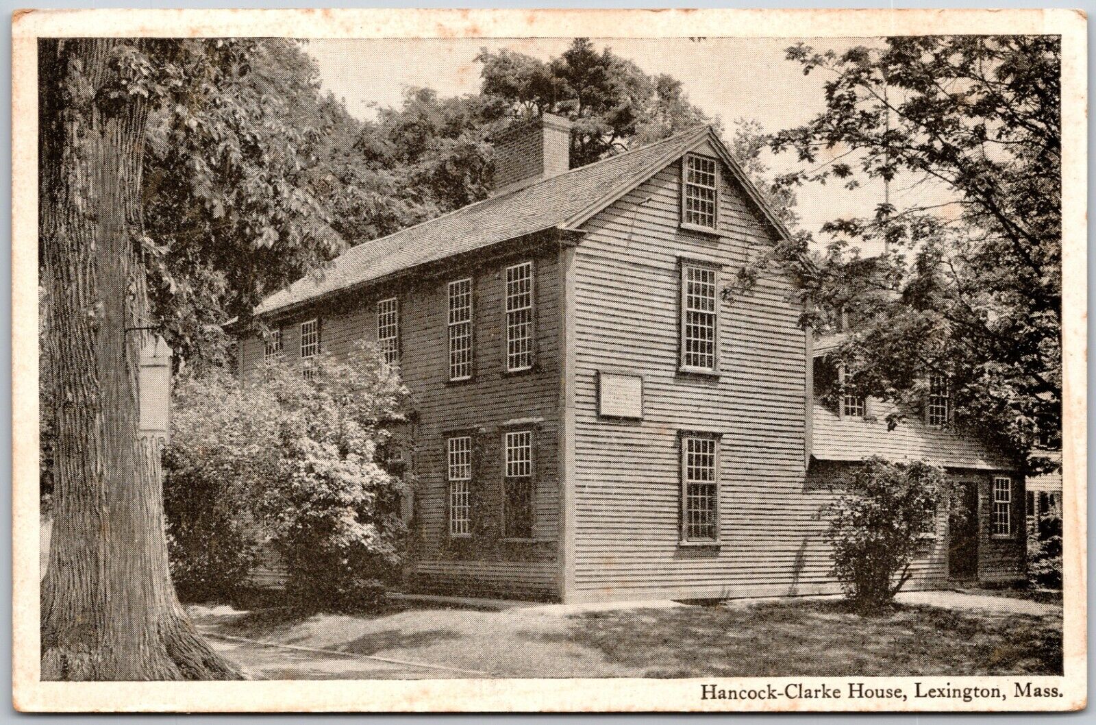 Hancock Clarke House, Lexington, Massachusetts - Postcard