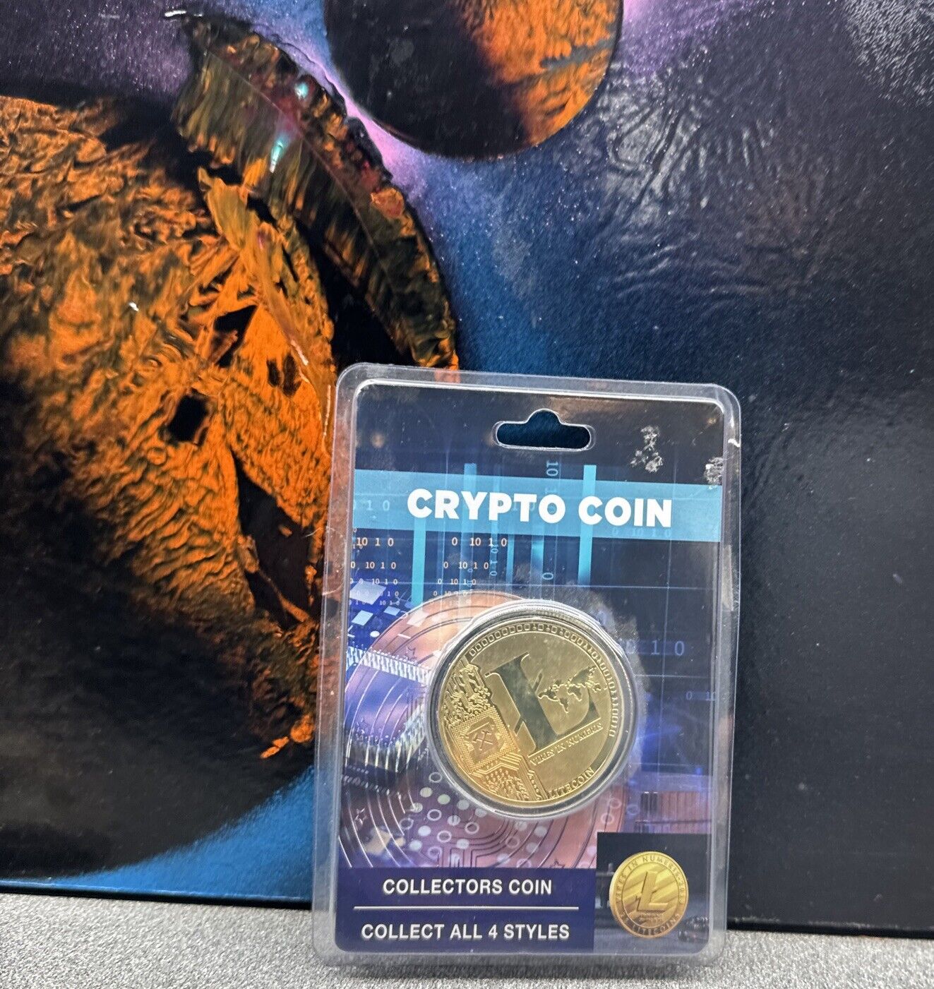 “NEW” [2013 Crypto Coin] [Litecoin] [25] Collectors Edition Gold 