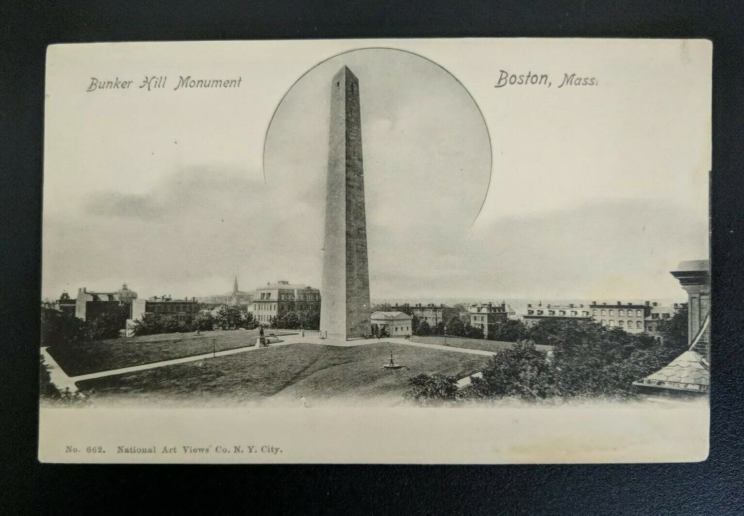 c1900\'s Unposted Bunker Hill Monument Boston Massachusetts Postcard