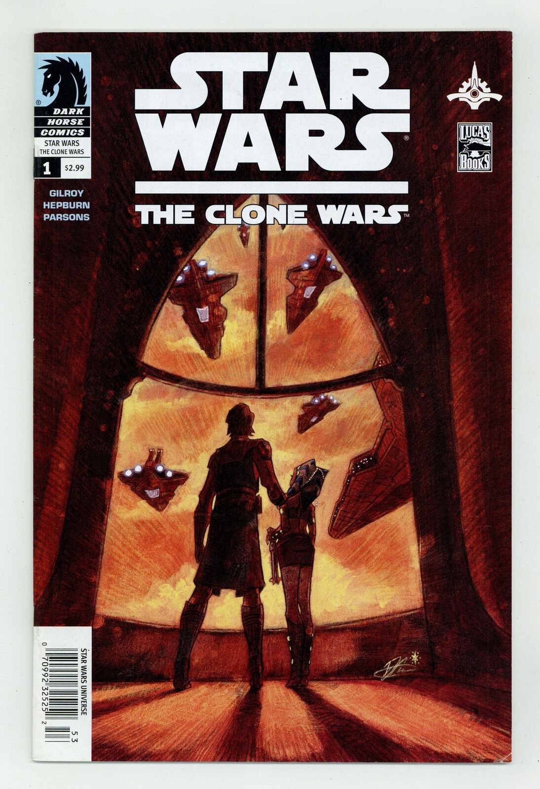 Star Wars Clone Wars 1A FN- 5.5 Newsstand 2008 1st app. Ahsoka