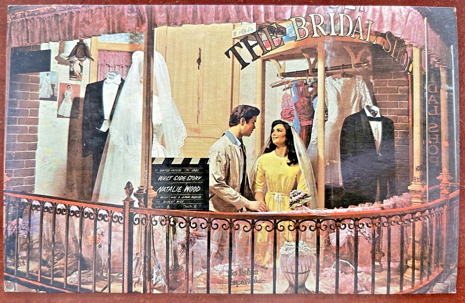 Historical Wax Museum Buena Park Natalie Wood West Side Story Postcard UNP