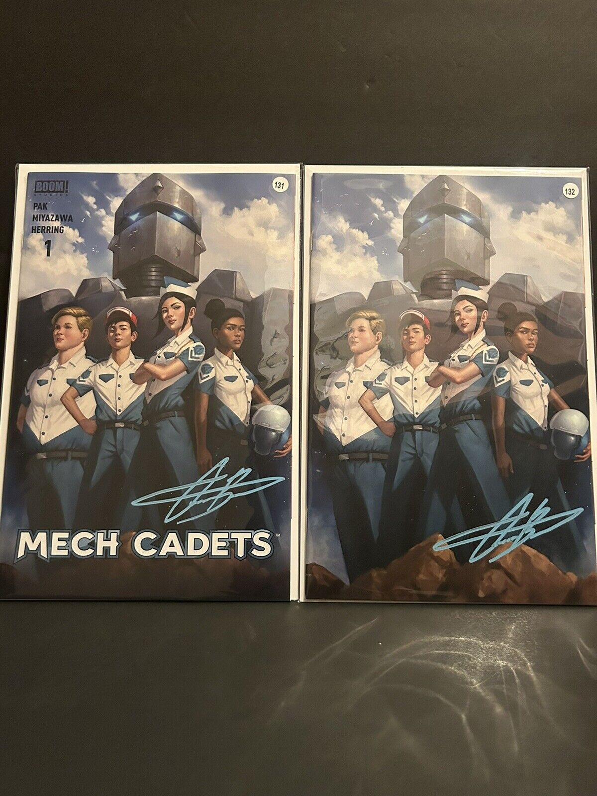 Mech Cadets Issue 1 And Virgin Variant  Signed ￼