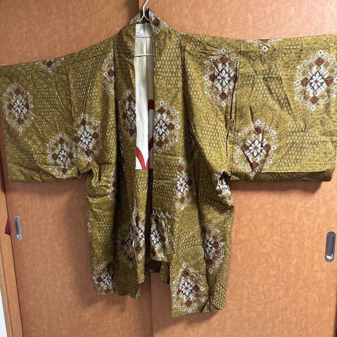 Japanese 12F Kimono Long Haori Unworn Everyday Wear Antique Luxury Item
