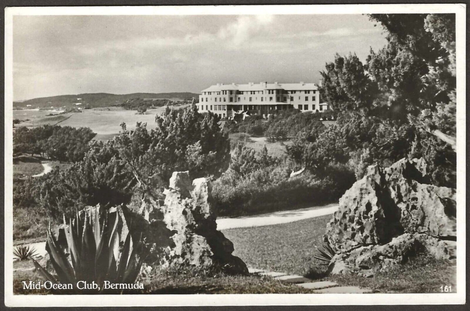 Mid-Ocean Club Hotel Bermuda RPPC Postcard by Walter Rutherford And A. J. Gorham