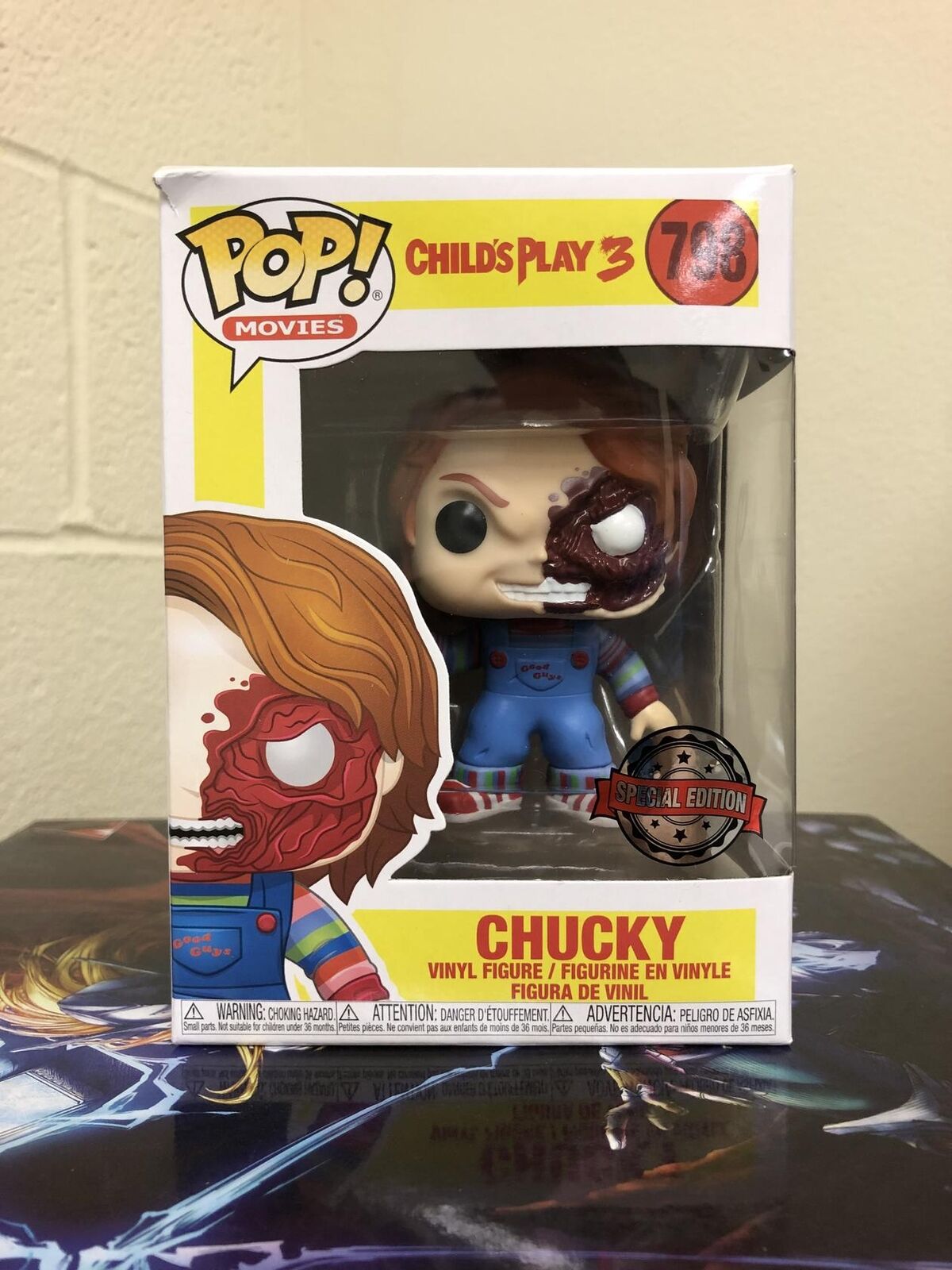 Funko POP Movies Child's Play 3 CHUCKY Special Edition Figure #798 w/ Protector
