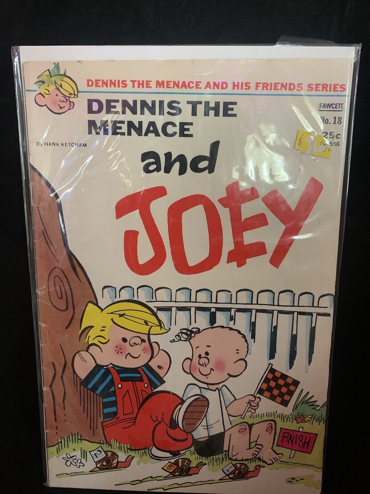 Dennis The Menace And Joey #18 June 1973 Peachy Teaching Fawcett Comic Book