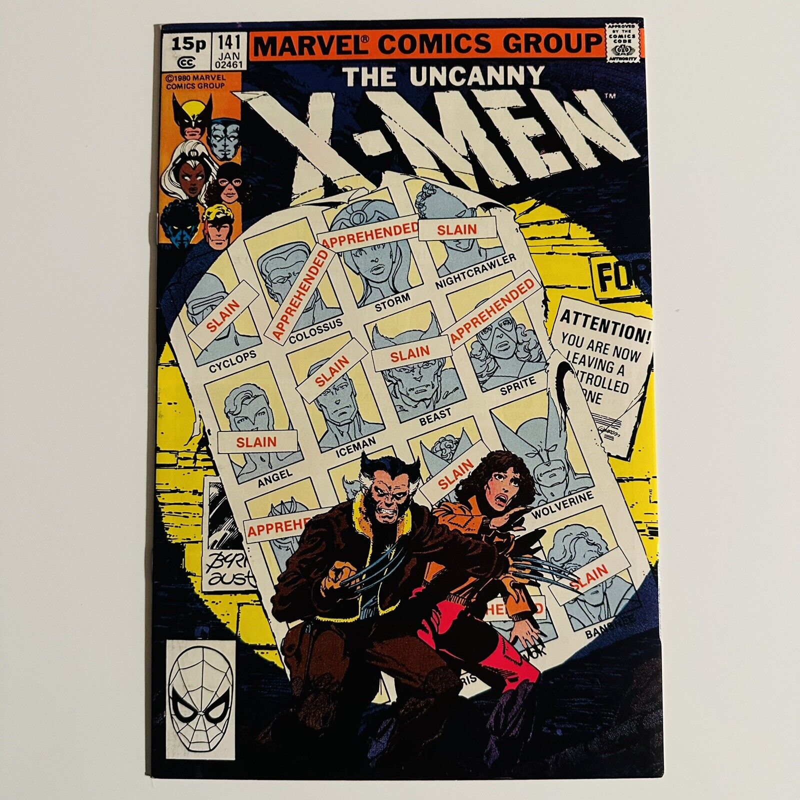 X-MEN 141 UK EDITION MARVEL 1981 DAYS OF FUTURE PAST PART 1