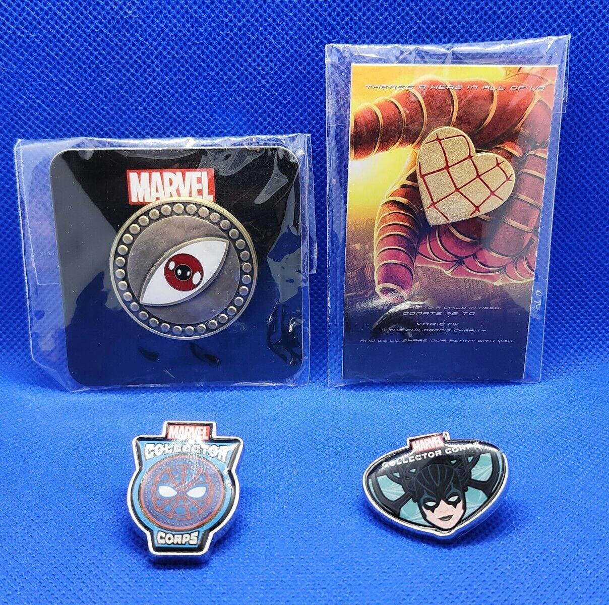 Lot Of 4 Collectible Marvel Comics/Universe Pins
