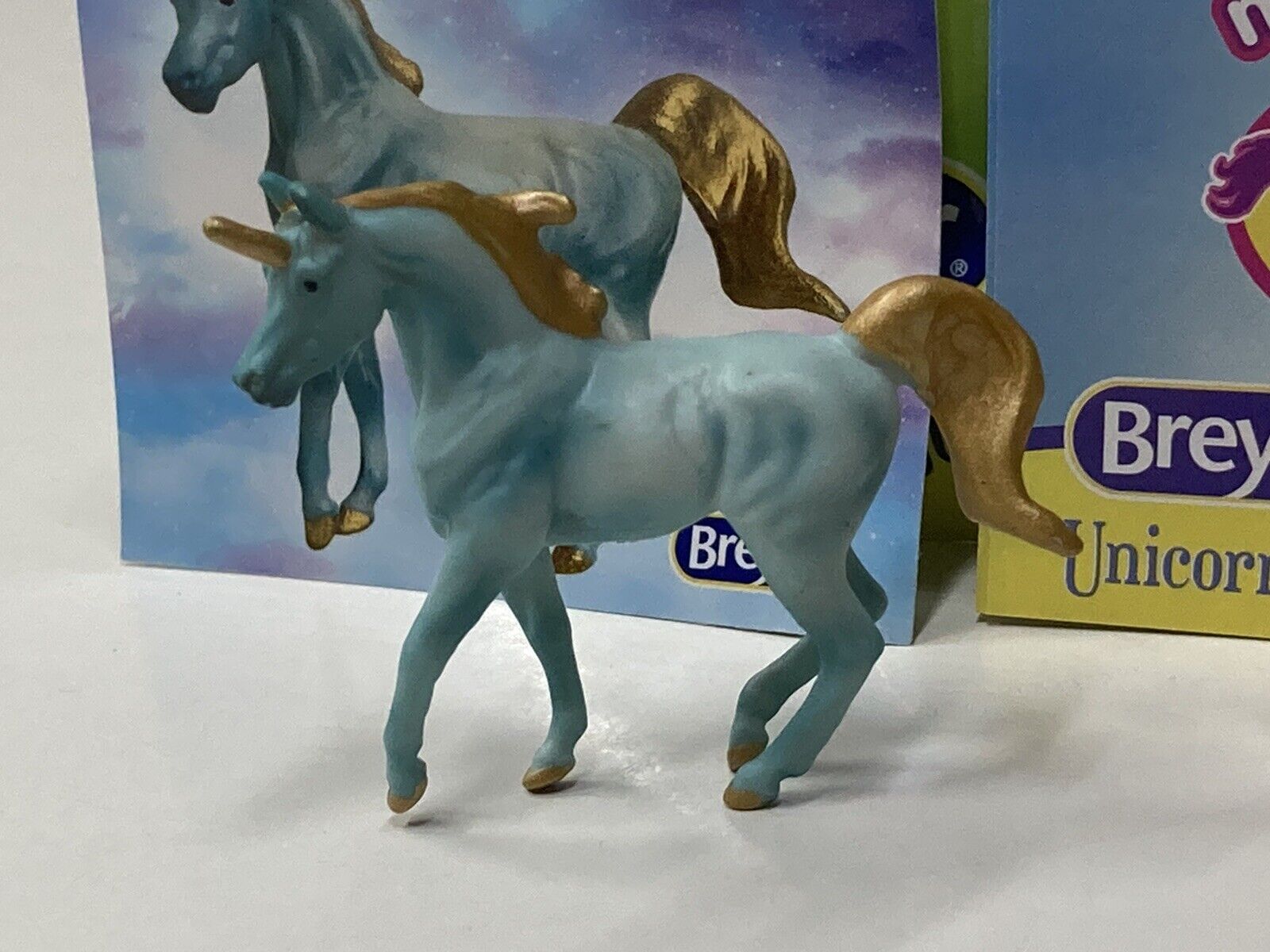 Breyer Mini Whinnies Unicorn Surprise Series 2 Aquamarine New w/ Package