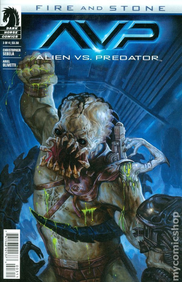 Alien vs. Predator Fire and Stone #3 VF 2014 Stock Image