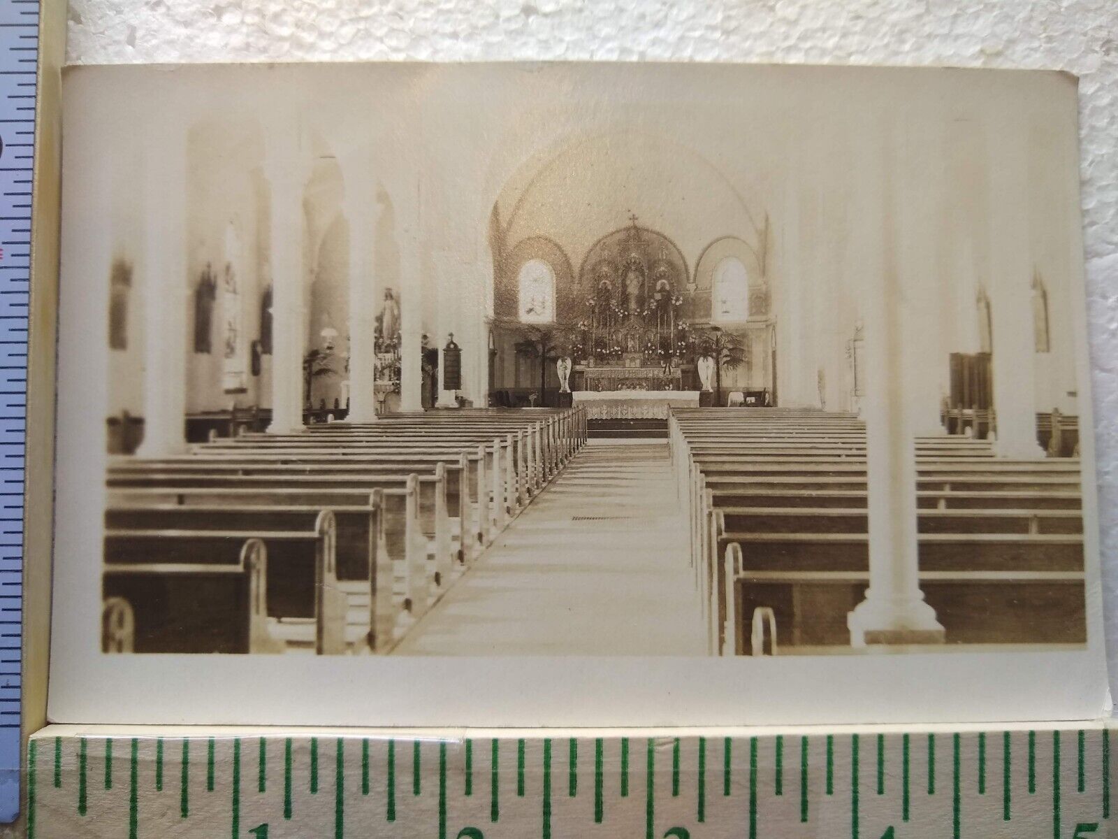 Postcard Vintage/Old Picture of a New Church RPPC