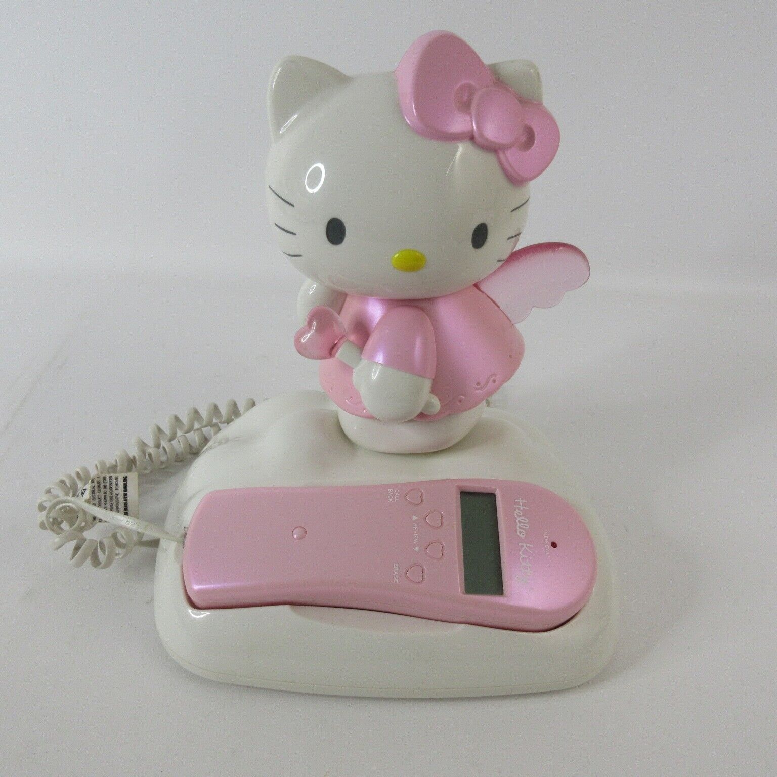 SANRIO Hello Kitty Bling Phone Landline Telephone Pink Fairy KT2010 Works Cords