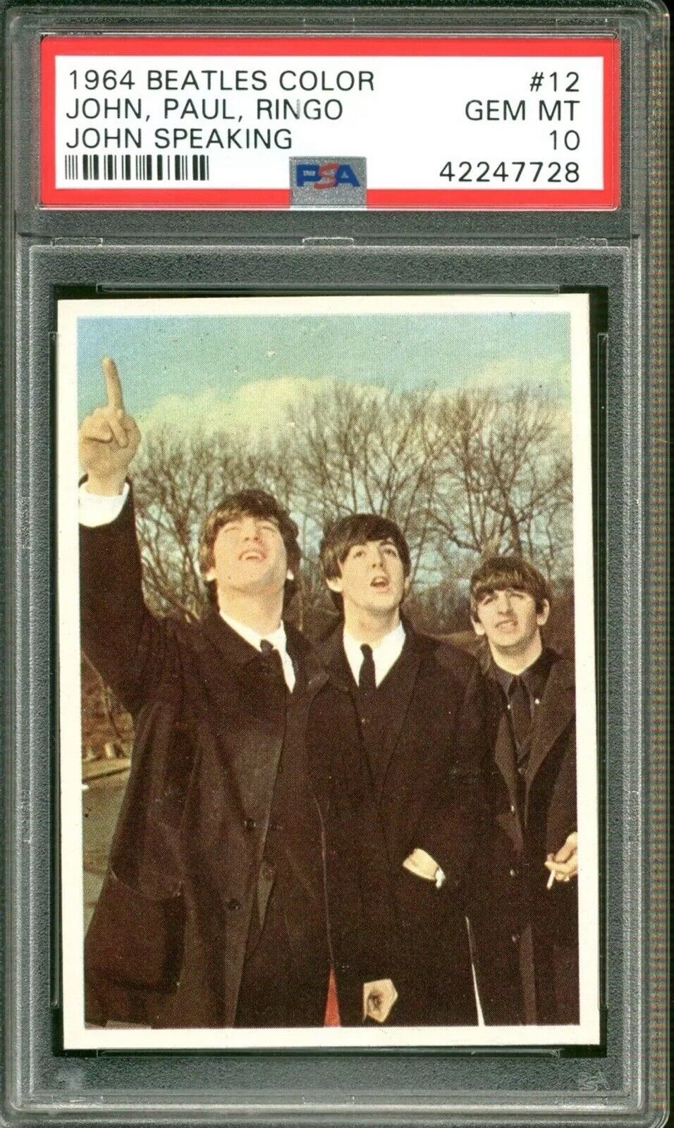 POP 3 PSA 10 RC 1964 Beatles Color John Lennon Paul McCartney Ringo Starr Rookie